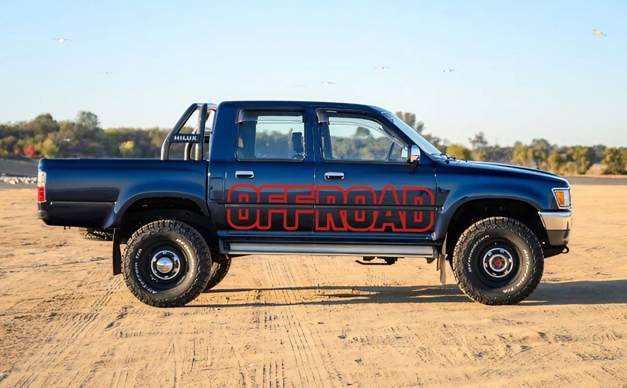 OFFROAD BODY STRIPE KIT : GEN-5 TOYOTA HILUX (1988-1997) (DUAL-CAB)