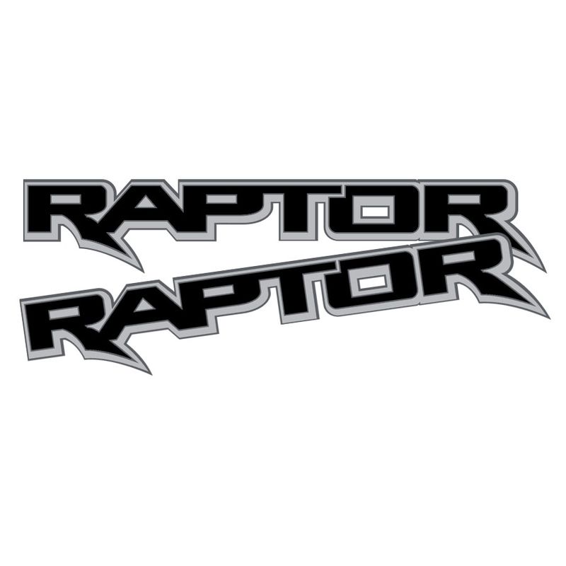 RAPTOR SIDE OF TUB DECAL SET : FORD RANGER (2022+ NEXT GEN)