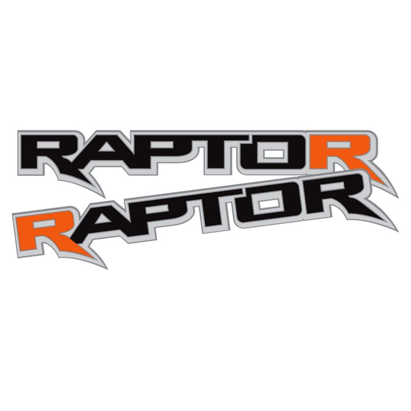 RAPTOR SIDE OF TUB CUSTOM &quot;SUPER-DUTY&quot; DECAL SET : FORD RANGER (2022+ NEXT GEN)
