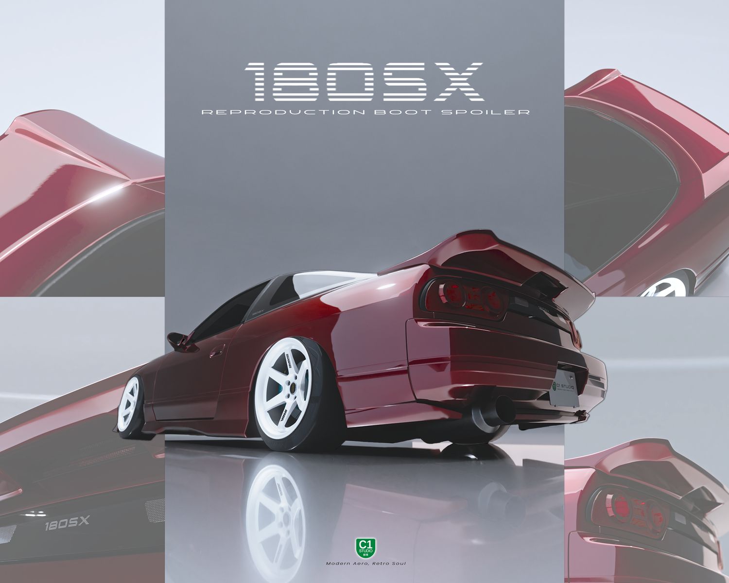 HATCH SPOILER : NISSAN 180SX