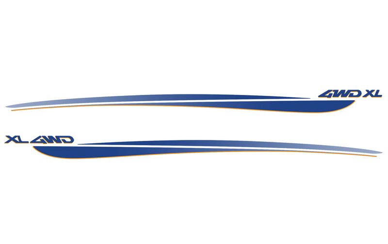 BODY SIDE STRIPE KIT : FORD COURIER PD (1991-1998)