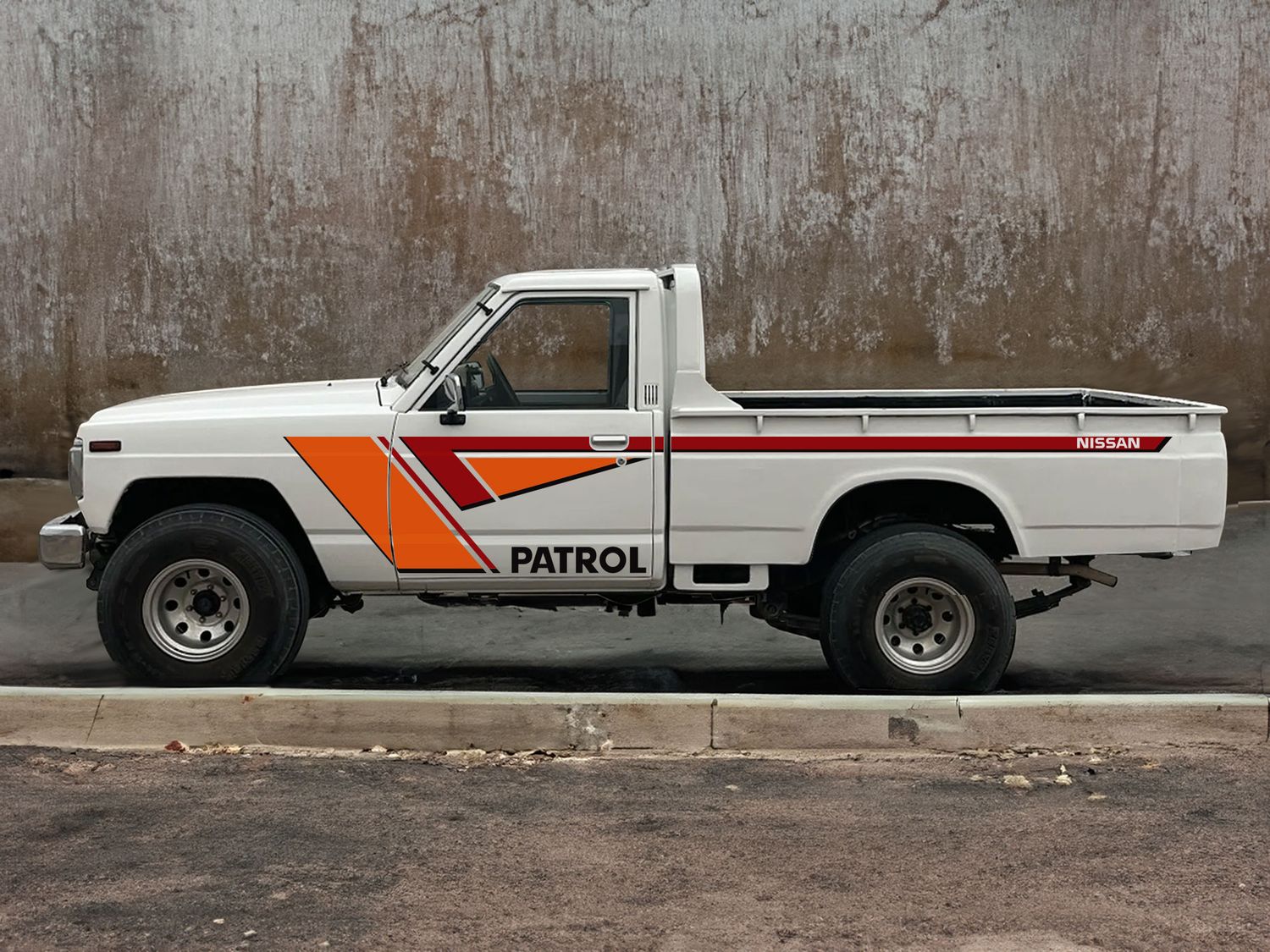 DUKHAN BODY STRIPES KIT : 1980-1989 MQ/MK/160 NISSAN PATROL UTE/PICKUP