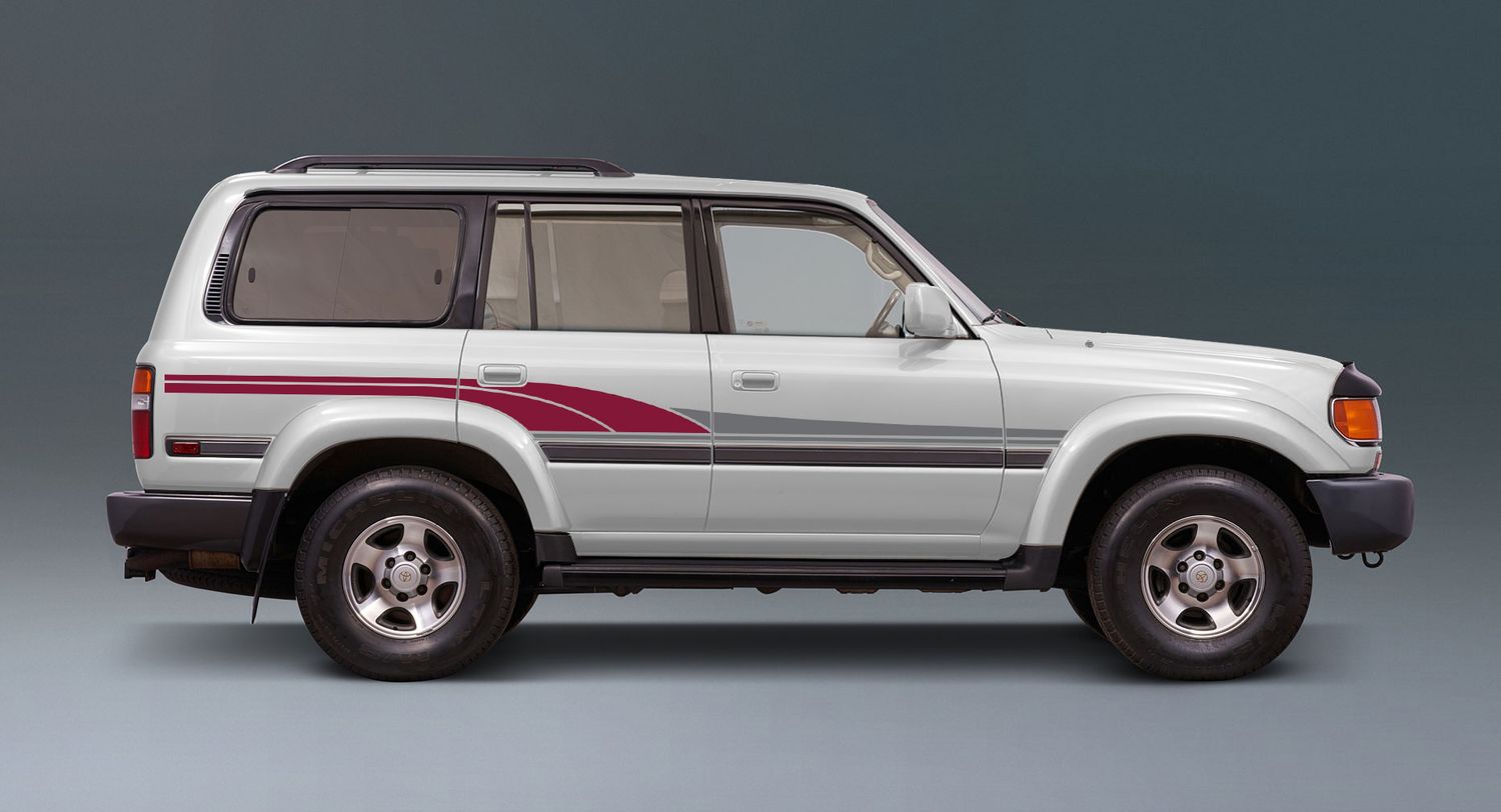 SADDLEWORTH BODY STRIPES KIT : 1994-1997 J80 TOYOTA LAND CRUISER (WAGON)