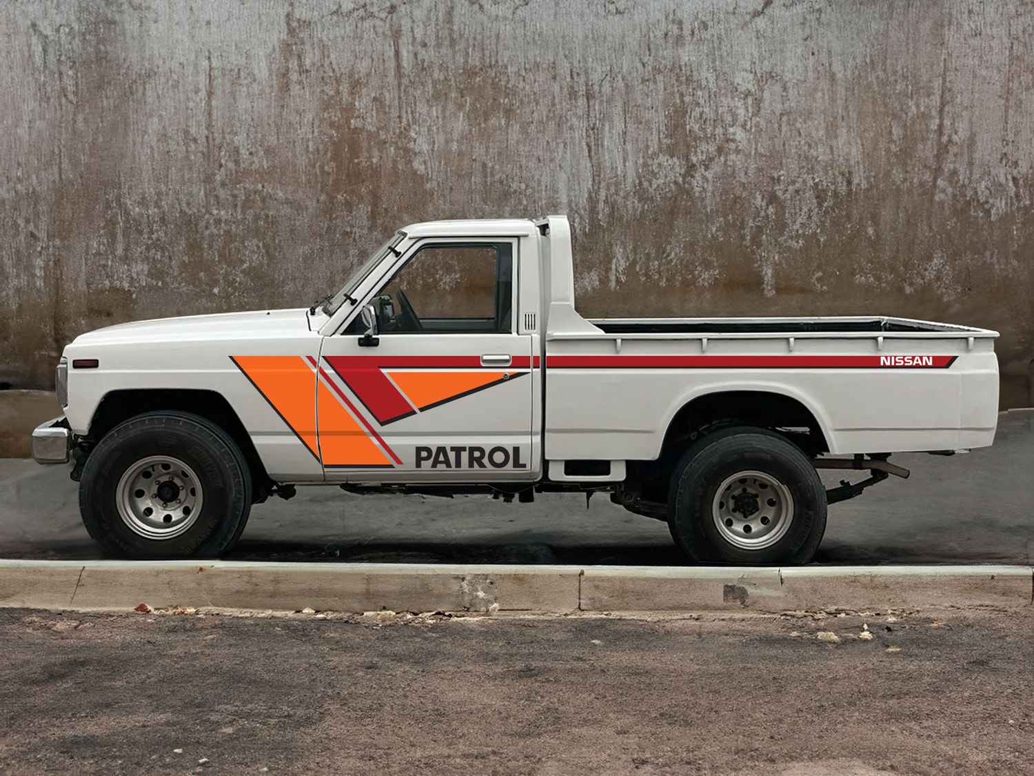 DUKHAN BODY STRIPES KIT : 1980-1989 MQ/MK/160 NISSAN PATROL UTE/PICKUP