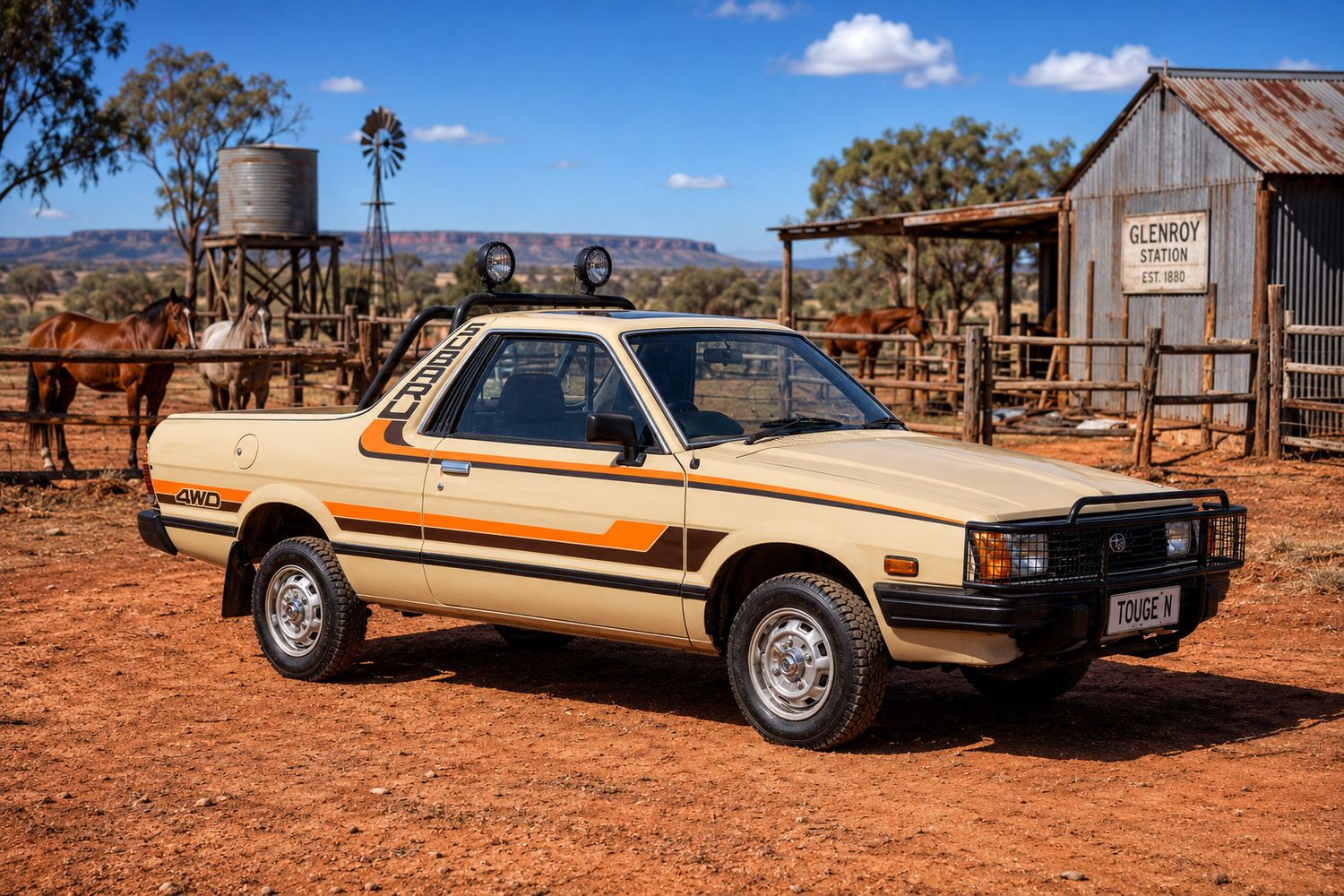 HOUSTON BODY STRIPES KIT : SUBARU BRUMBY / BRAT