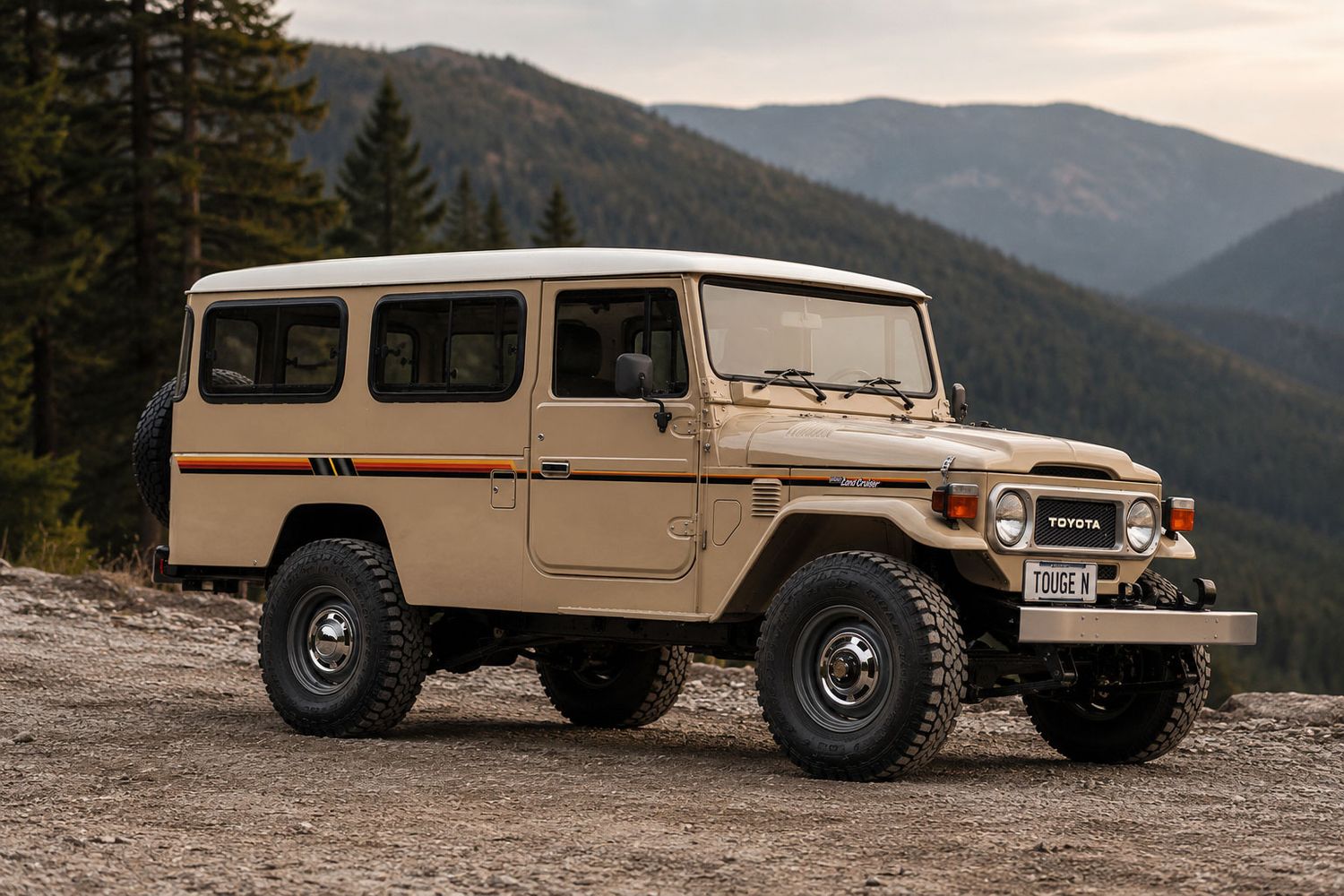 TAMWORTH BODY STRIPES KIT : J45-SERIES TOYOTA LAND CRUISER (TROOP CARRIER)