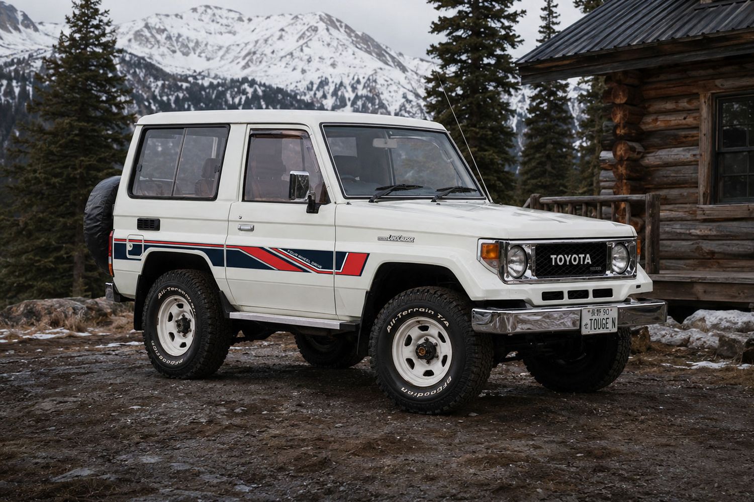 BAROSSA BODY STRIPES KIT : J70/J71/BUNDERA SWB LAND CRUISER