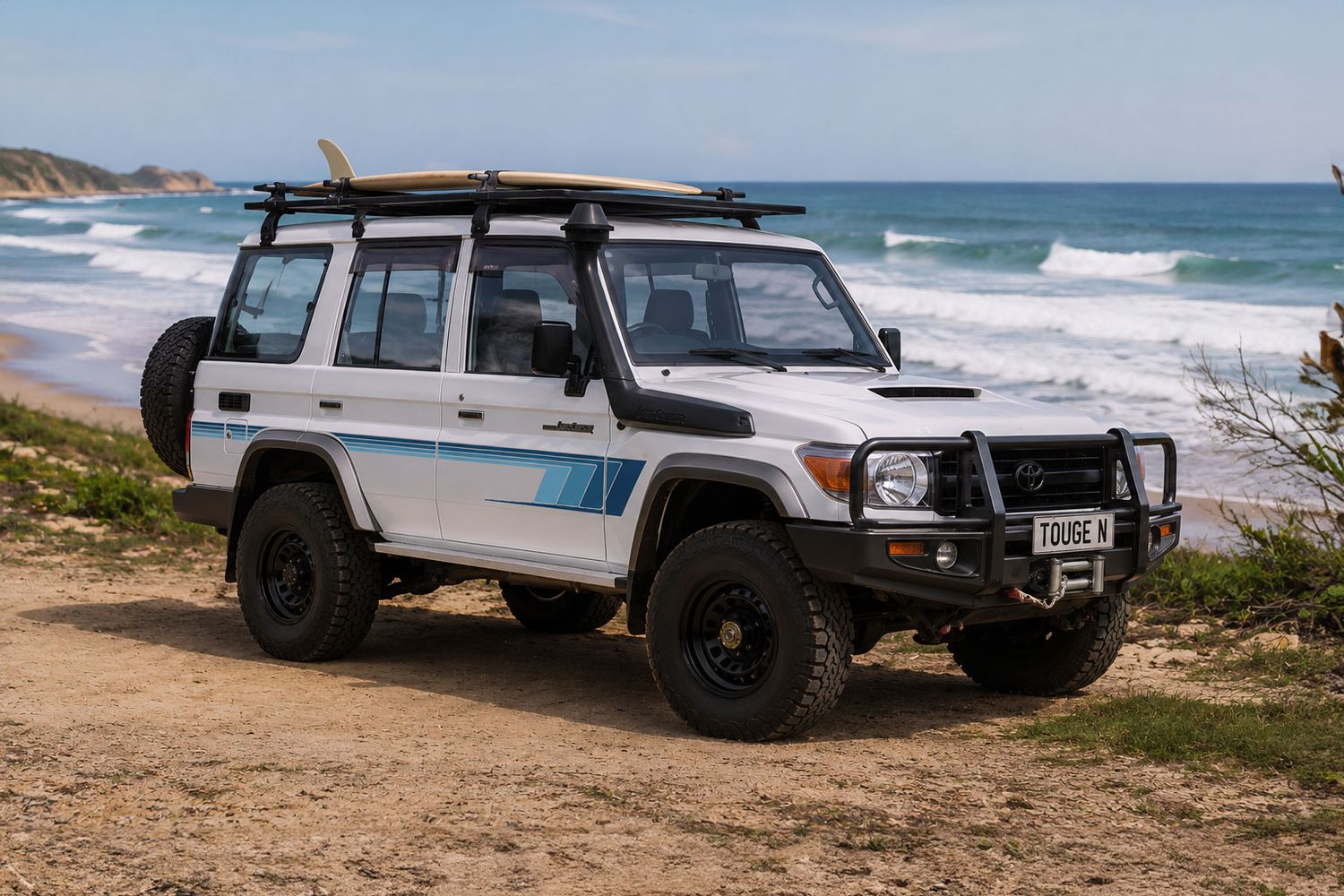 BROOME BODY STRIPES KIT : J76-SERIES TOYOTA LAND CRUISER (WAGON)