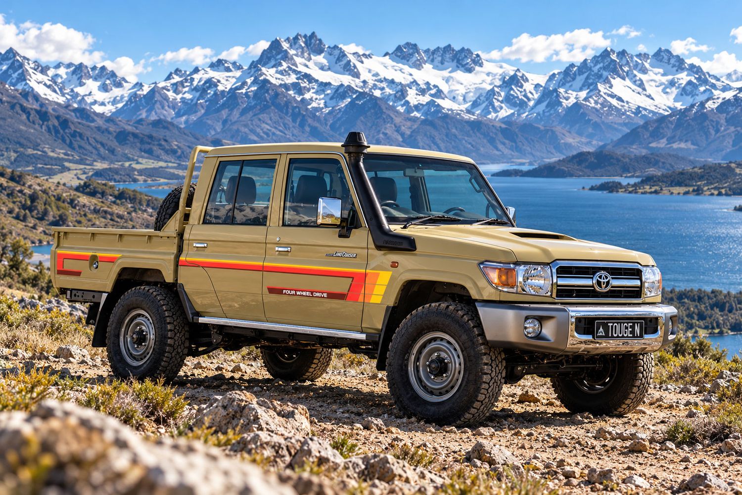 TWEED BODY STRIPES KIT : J75/J79-SERIES TOYOTA LAND CRUISER (DUAL-CAB)
