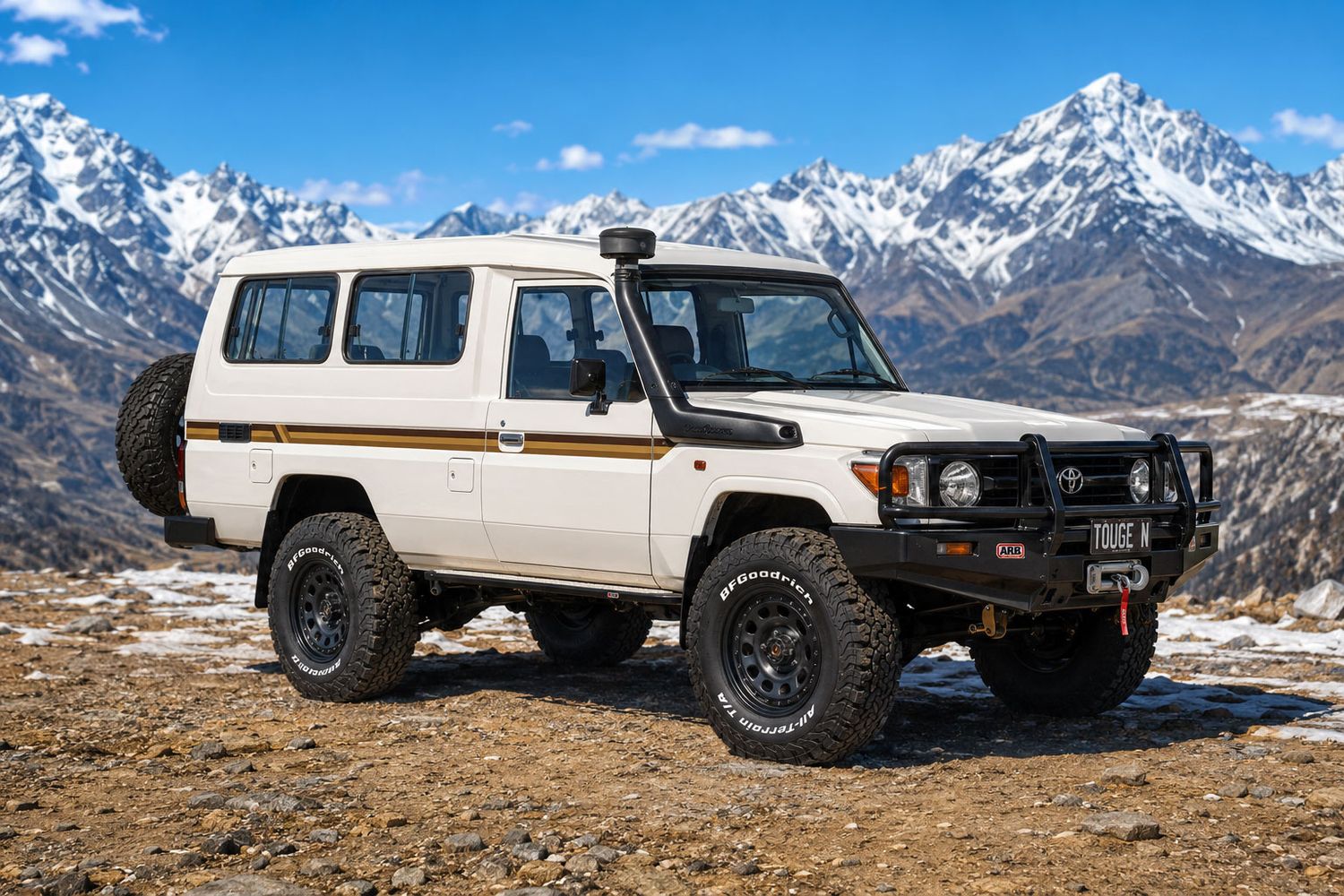 DESERT STORM BODY STRIPES KIT : J78-SERIES TOYOTA LAND CRUISER (TROOP CARRIER)