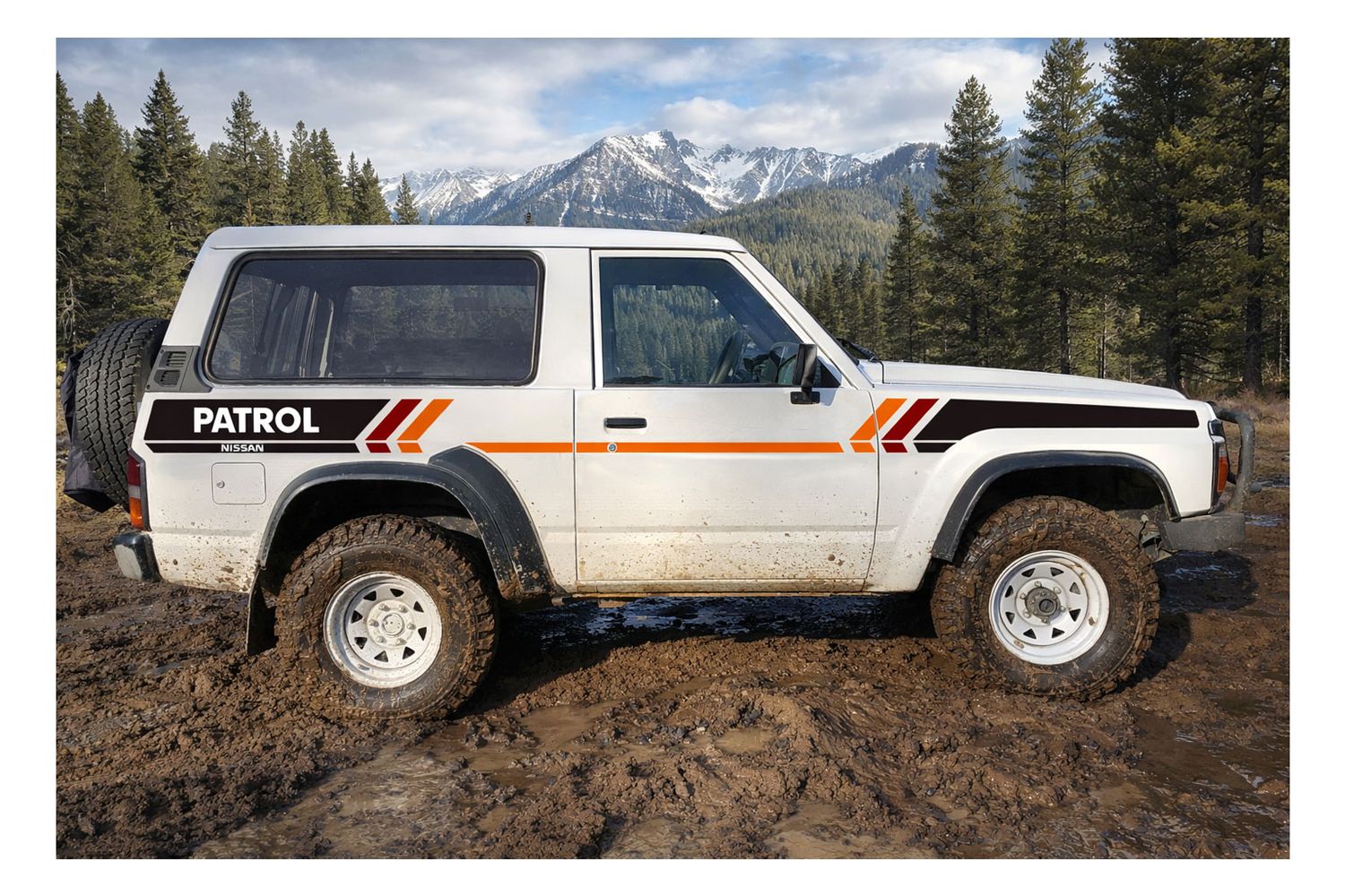 TERRIGAL BODY STRIPES KIT : 1987-1997 GQ/Y60 NISSAN PATROL (SWB)