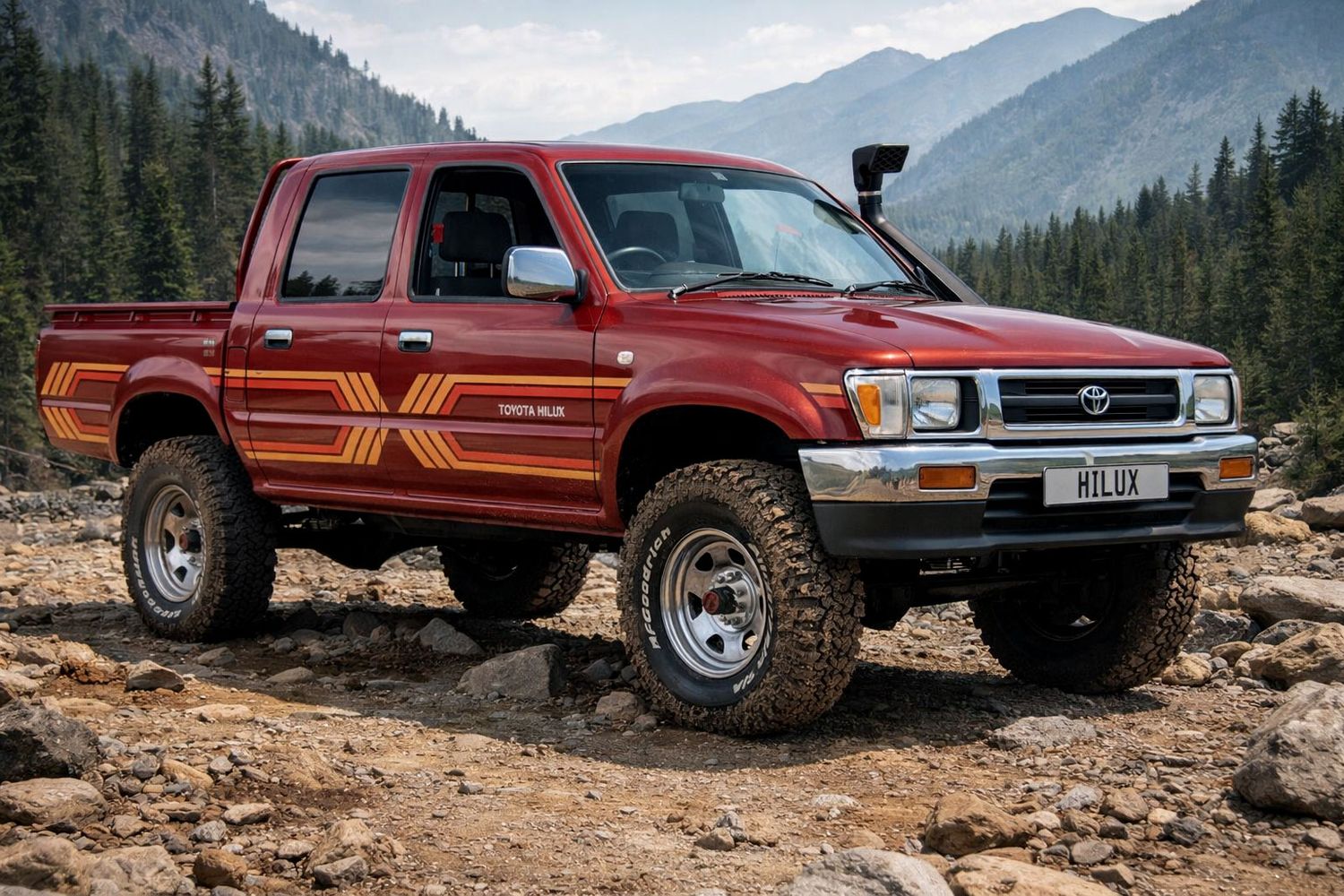 WEIPA BODY STRIPE KIT : GEN-5 TOYOTA HILUX (1988-1997)