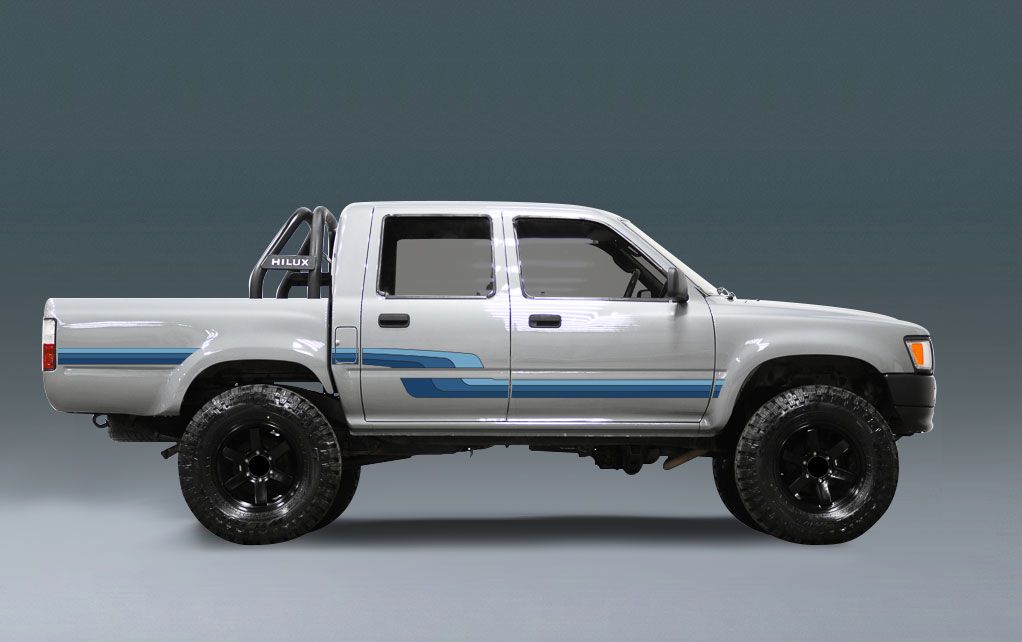 CALOUNDRA BODY STRIPE KIT : GEN-5 TOYOTA HILUX (1988-1997)