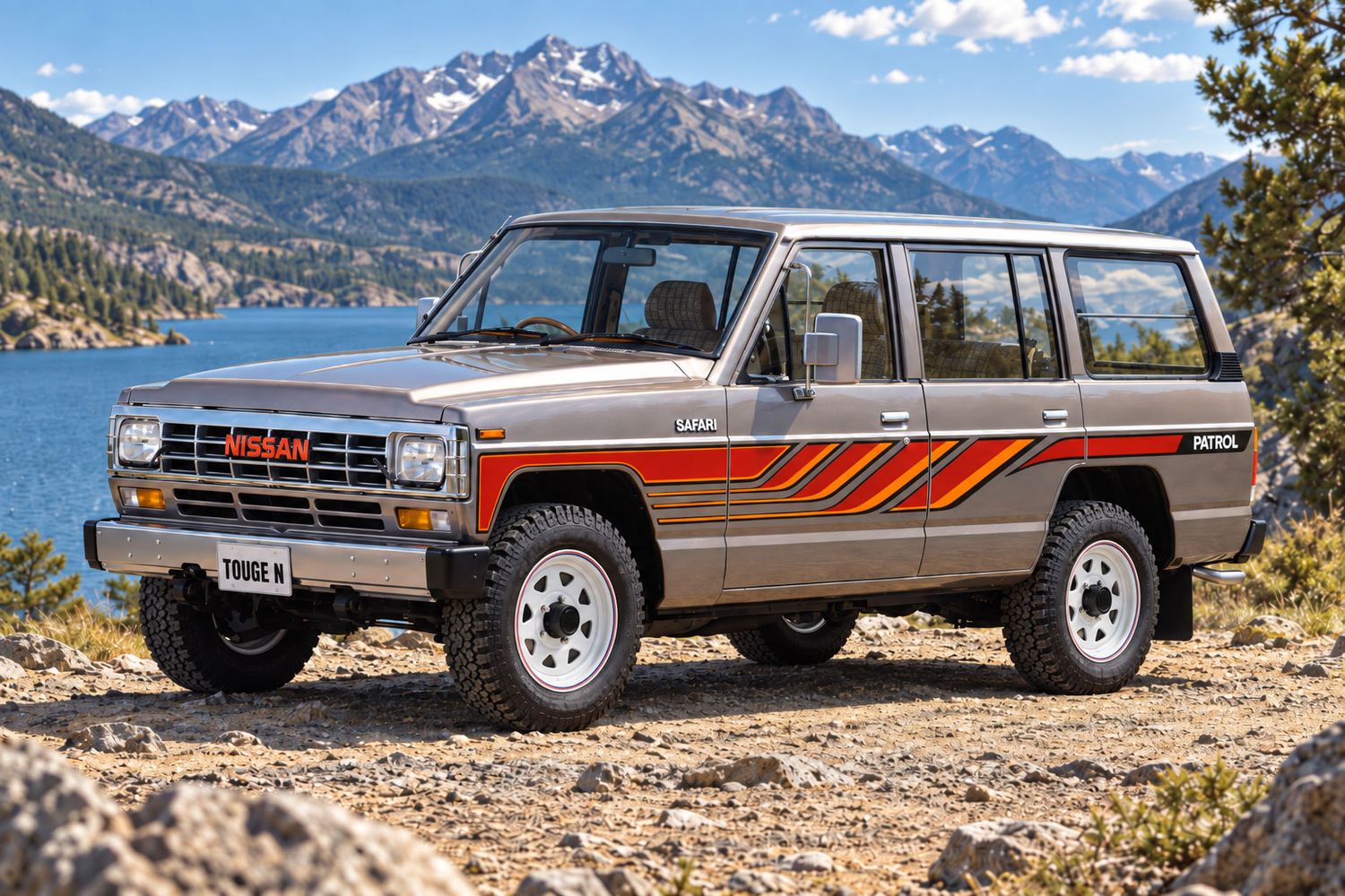 KANAGAWA BODY STRIPES KIT : 1980-1989 MQ/MK/160 NISSAN PATROL (WAGON)