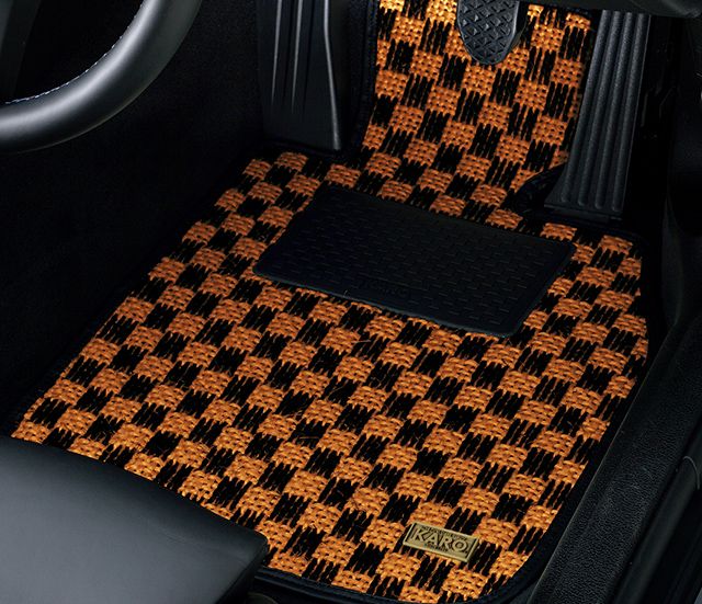 GRAN' KARO SISAL FLOOR MAT SET (CAMEL/BLACK)