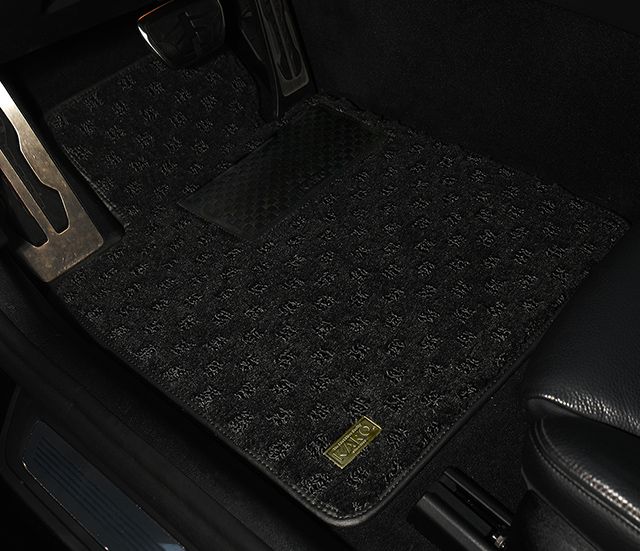 KARO GRAN' QUEST FLOOR MAT SET (WARM BLACK)