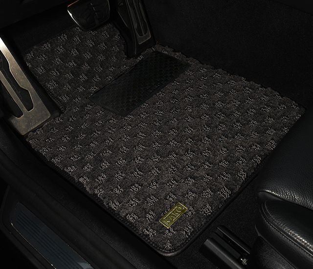 KARO GRAN' QUEST FLOOR MAT SET (WARM GRAY)