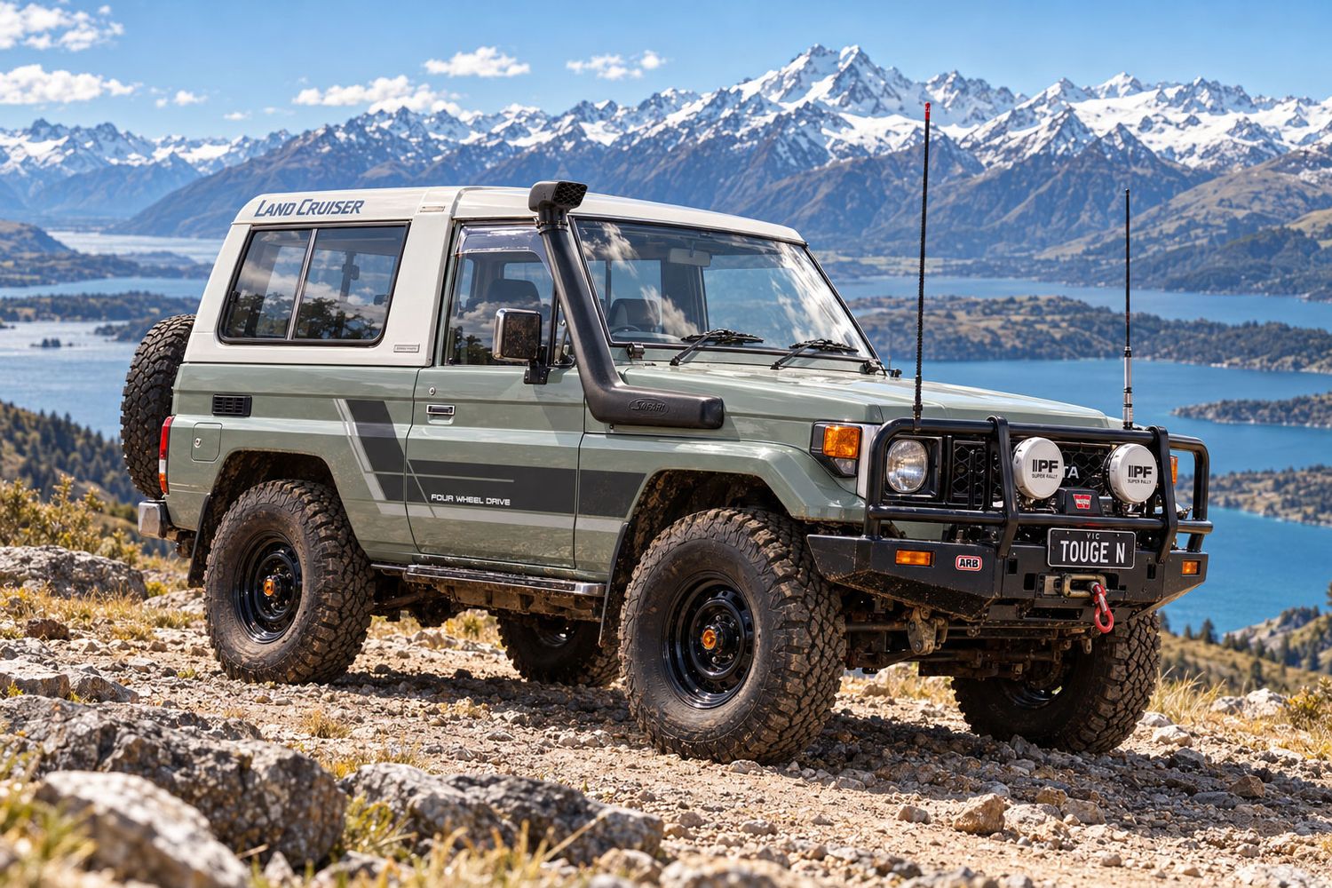 FAIRBRIDGE BODY DECAL KIT : J73/J74 MWB LAND CRUISER