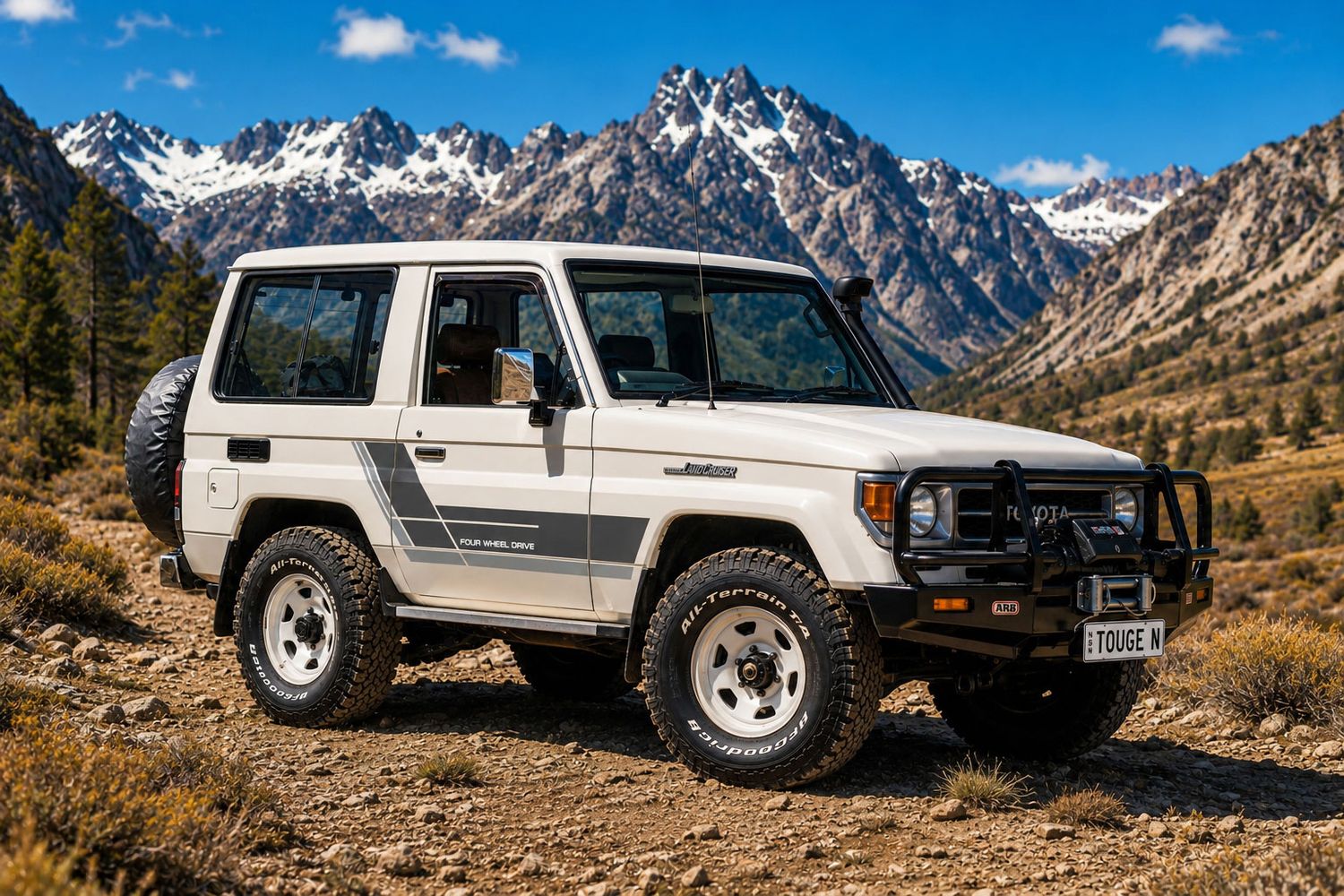FAIRBRIDGE BODY DECAL KIT : LJ70/LJ71/BUNDERA SWB LAND CRUISER