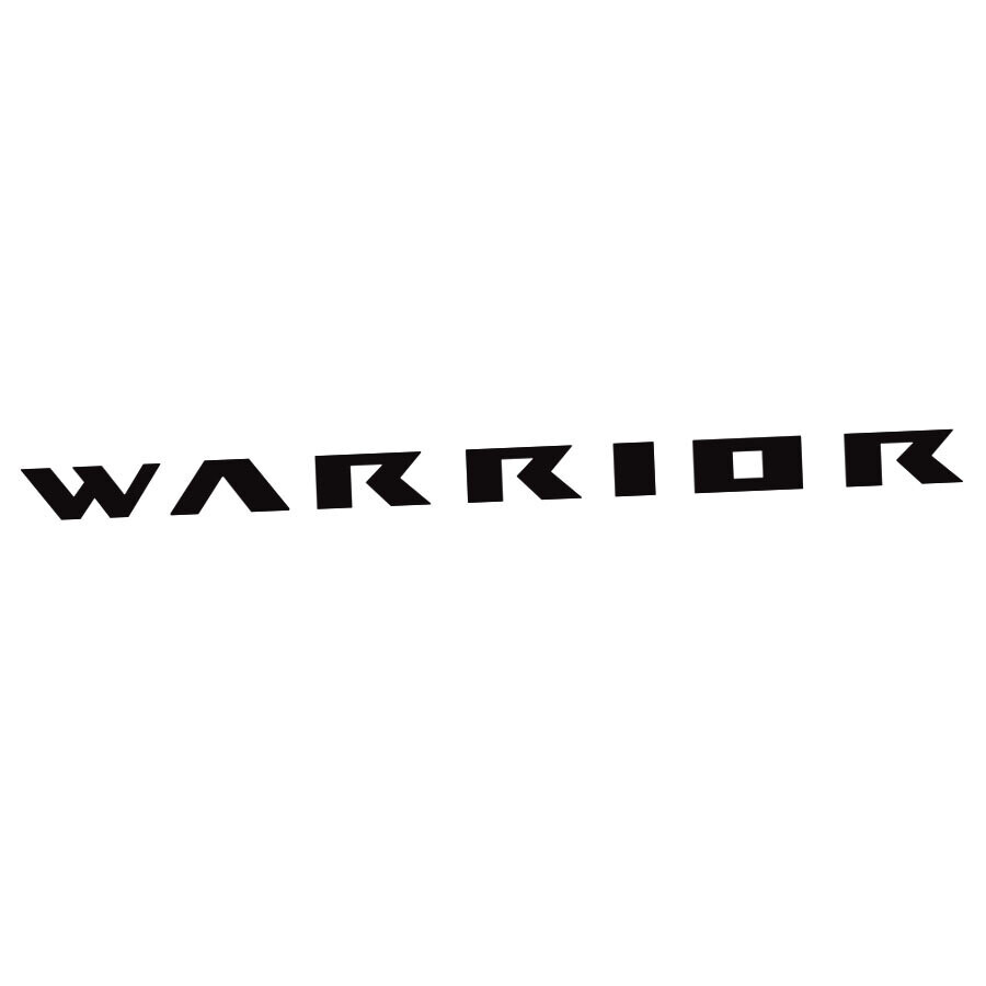WARRIOR SIDE OF TUB DECAL : 2020-2022 NISSAN NAVARA (BLACK)