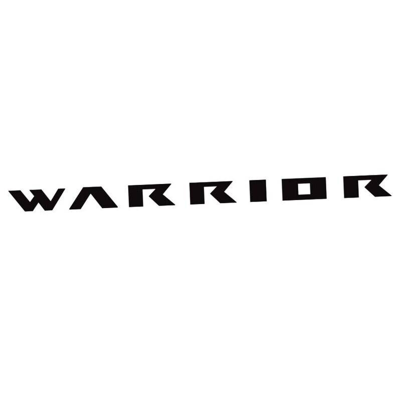 WARRIOR SIDE OF TUB DECAL : 2020-2022 NISSAN NAVARA (BLACK)