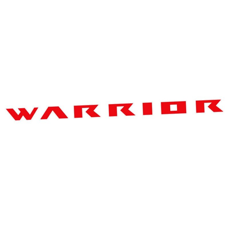 WARRIOR SIDE OF TUB DECAL : 2020-2022 NISSAN NAVARA (RED)