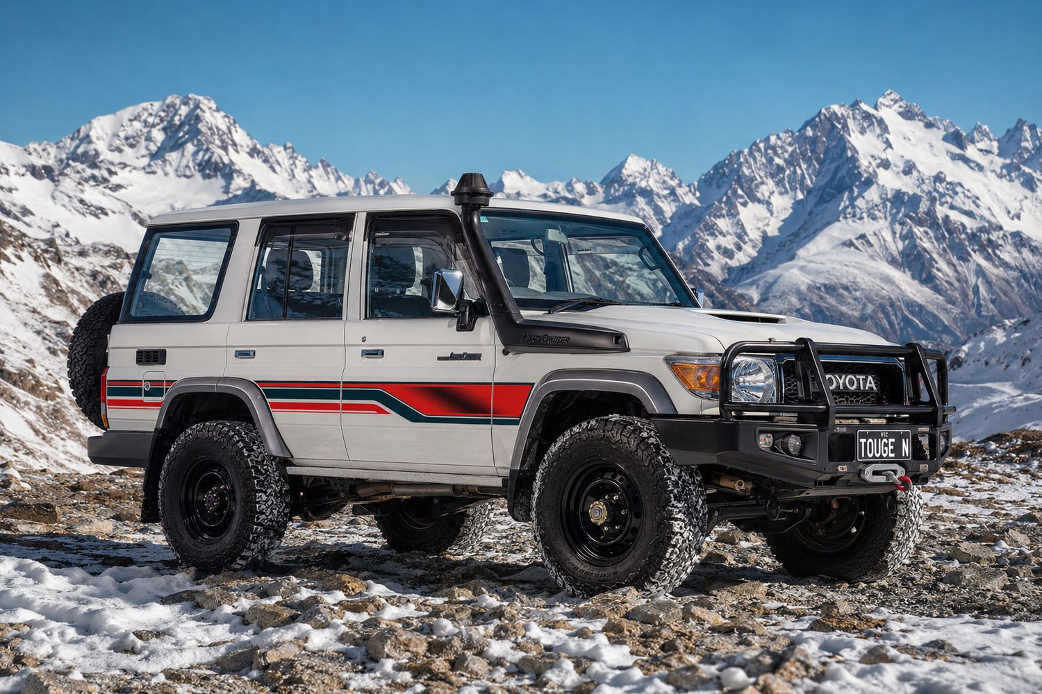 MECCA BODY STRIPES DECAL KIT : J76-SERIES TOYOTA LAND CRUISER (WAGON)