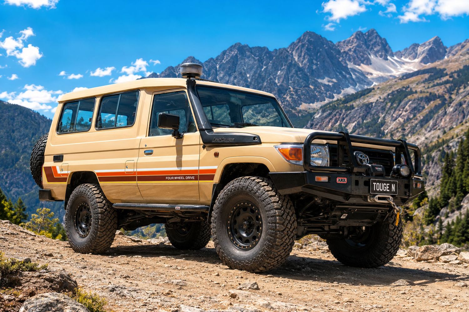 RENMARK TYPE-2 BODY STRIPE KIT : TOYOTA LAND CRUISER 78-SERIES (TROOP CARRRIER)