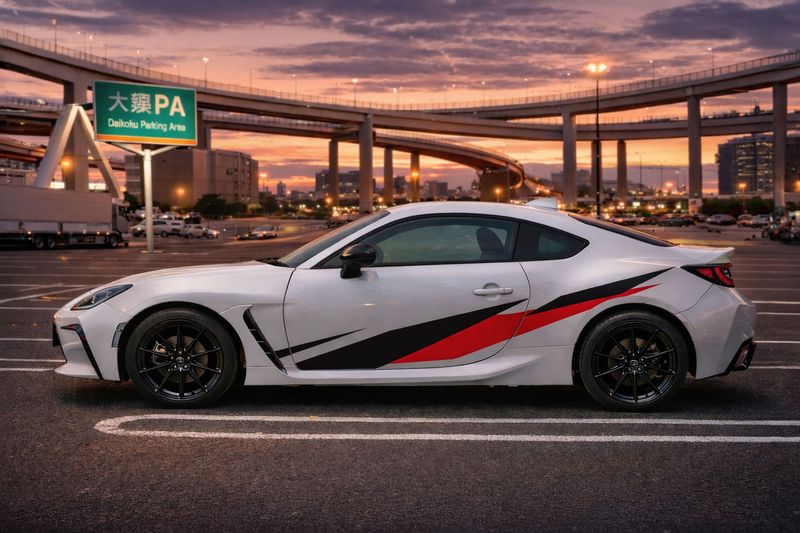 ABSTRACT BODY STRIPE DECAL KIT : TOYOTA GR86