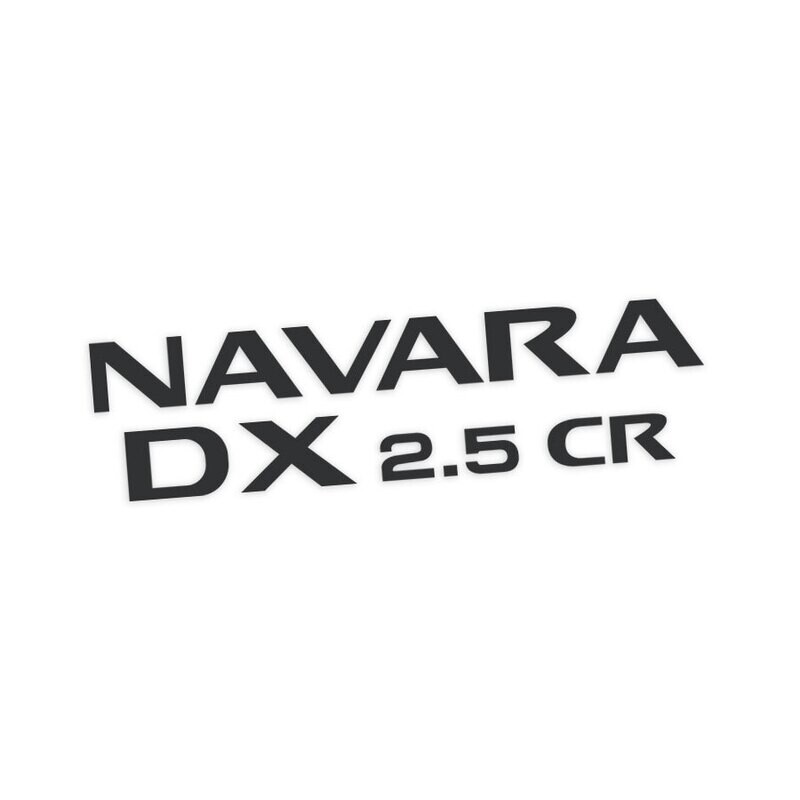 DX 2.5 CR DOOR DECAL : NISSAN NAVARA (D21/D22)