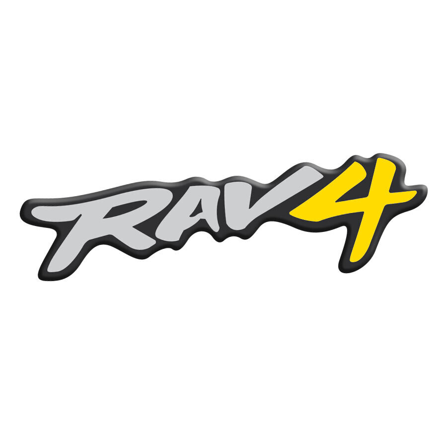 RAV4 RESIN-COATED DOOR / TAILGATE EMBLEM : TOYOTA RAV4 MK1 (XA10)