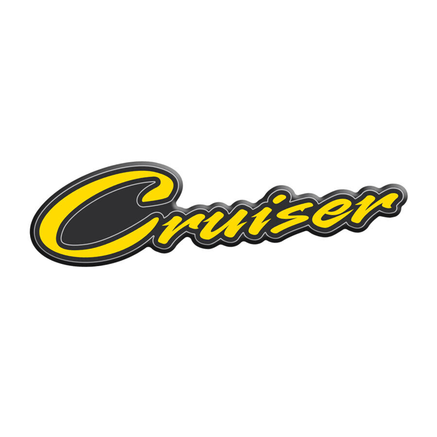 CRUISER RESIN-COATED TAILGATE EMBLEM : TOYOTA RAV4 (XA20)