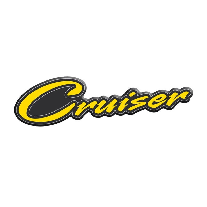 CRUISER RESIN-COATED TAILGATE EMBLEM : TOYOTA RAV4 (XA20)