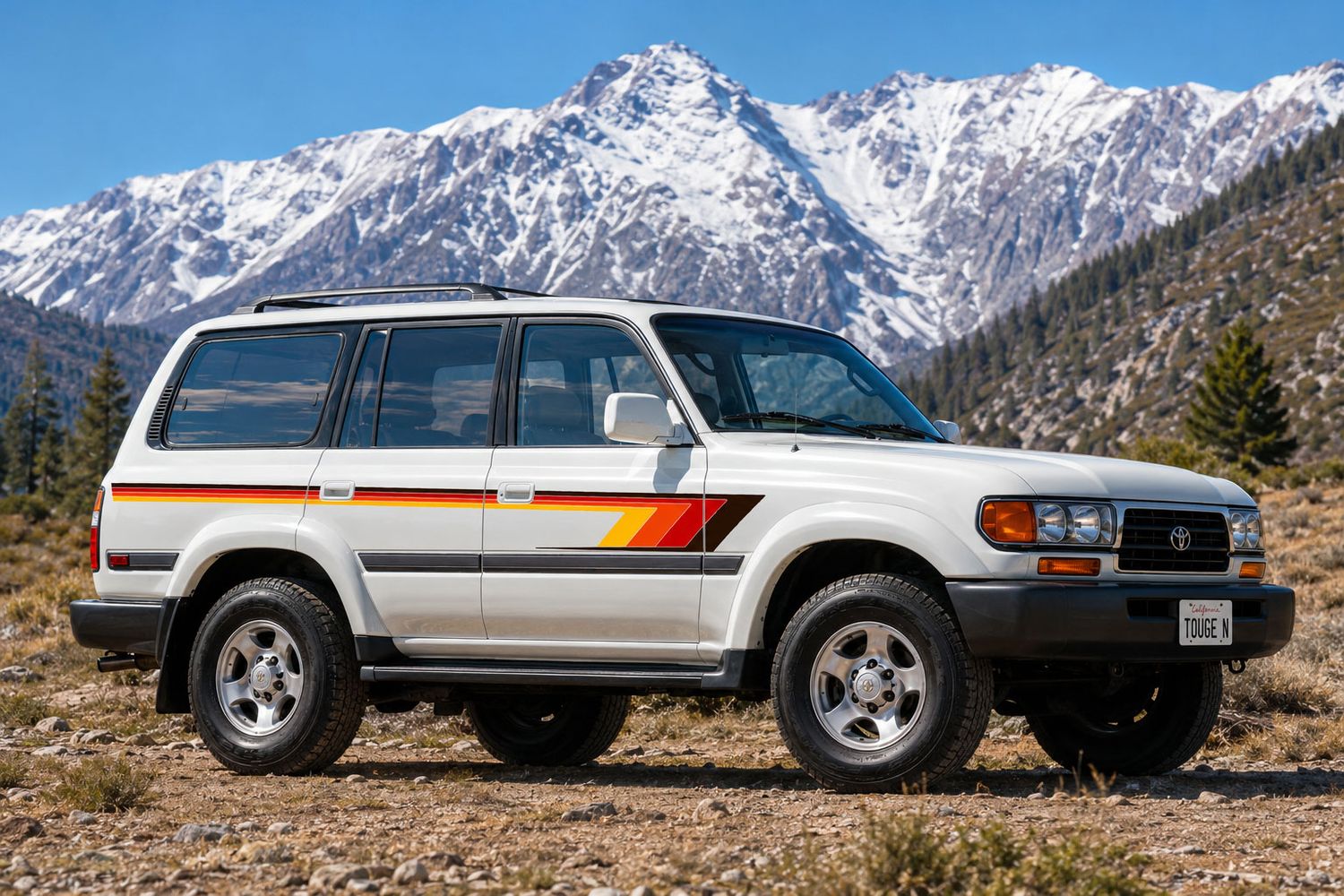 BROOME BODY STRIPE DECAL KIT : 80-SERIES LAND CRUISER (1994-1997)