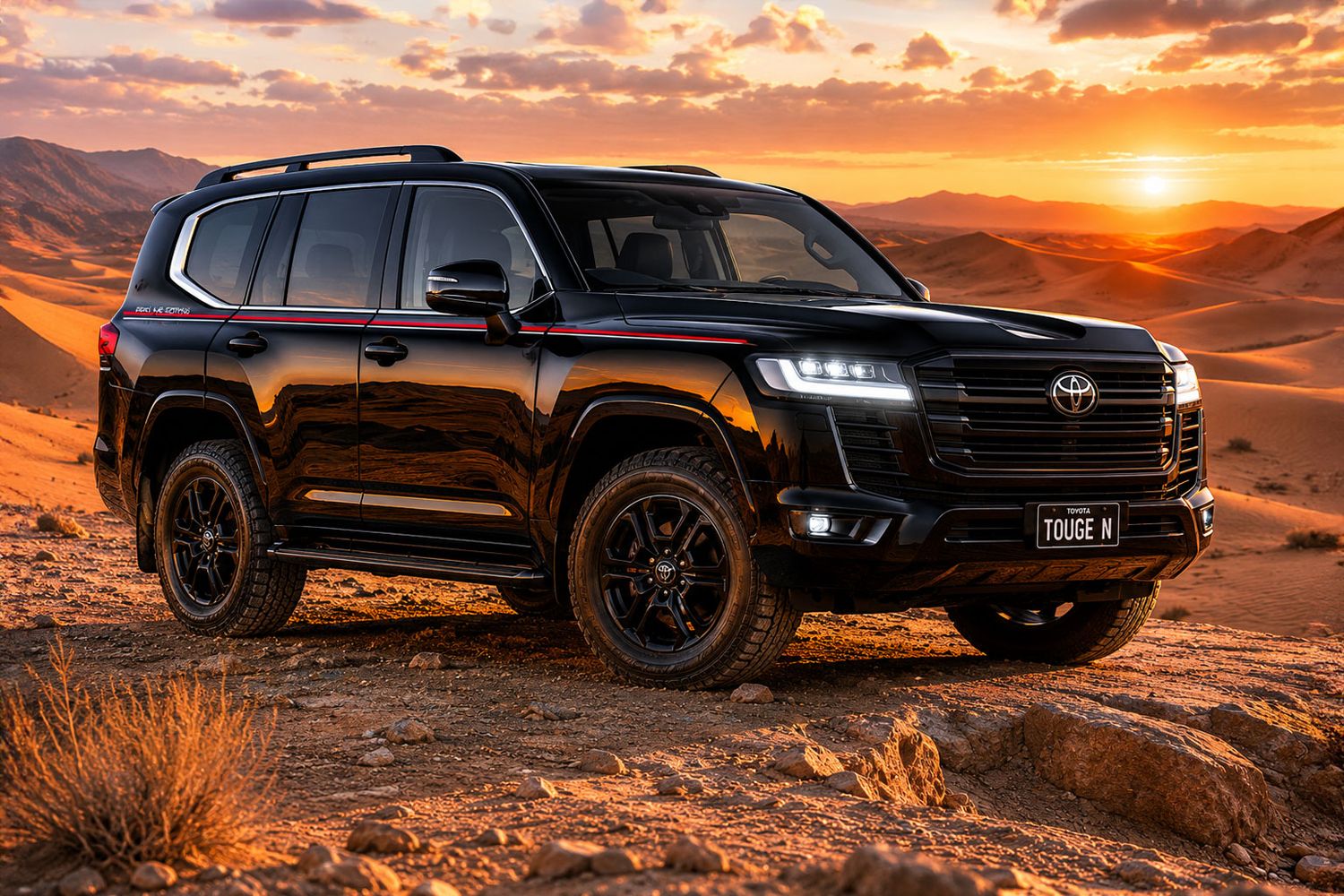 REDLINE EDITION BODY STRIPE DECAL KIT : 300-SERIES TOYOTA LAND CRUISER (LC300)