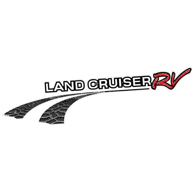 RV-TRACKS DOOR DECAL : 80-SERIES TOYOTA LAND CRUISER