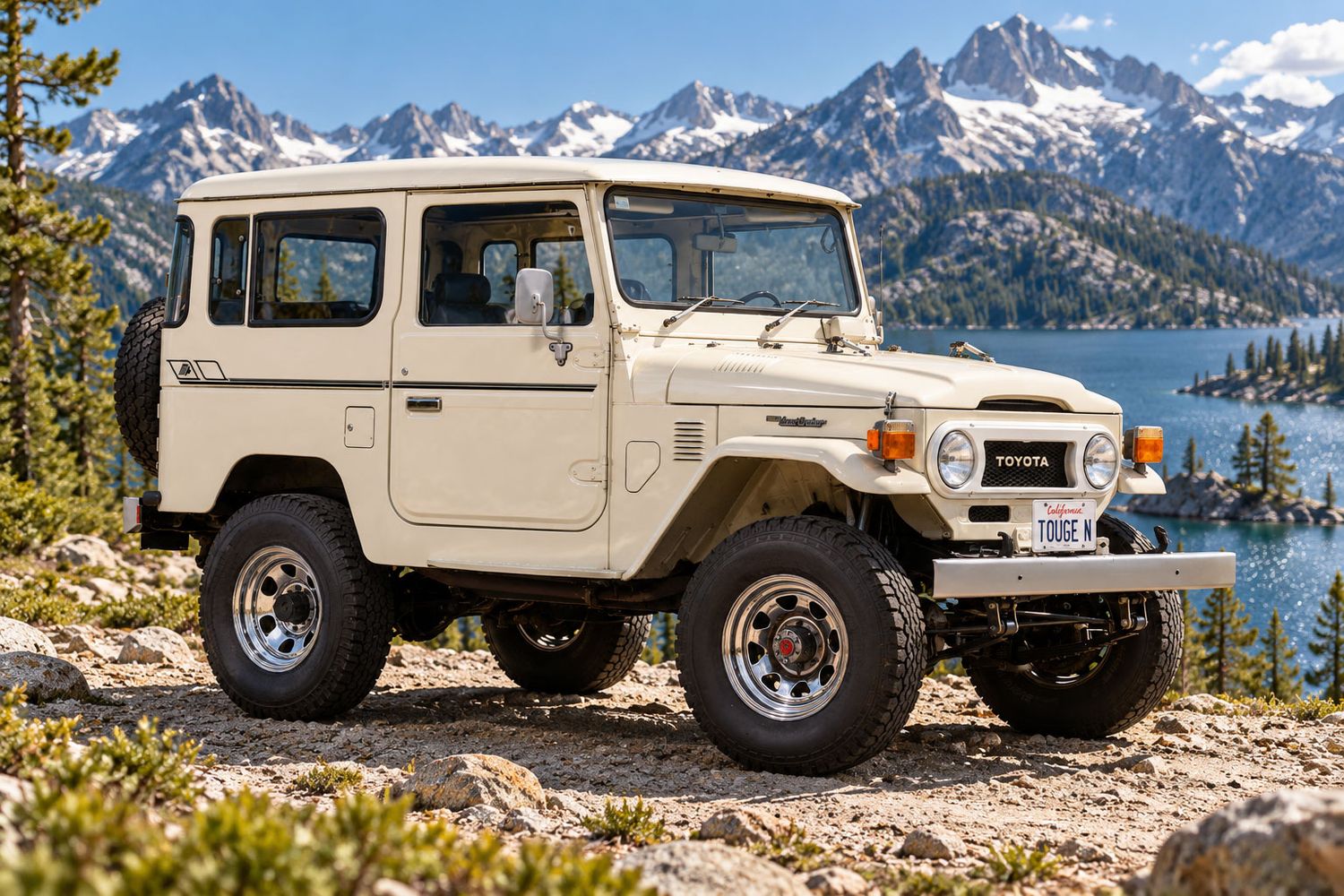 APACHE BODY DECAL STRIPE KIT : J40-SERIES TOYOTA LAND CRUISER (SWB)