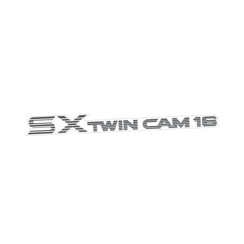 SX TWIN CAM REAR SPOILER DECAL : TOYOTA COROLLA SECA (AE93)