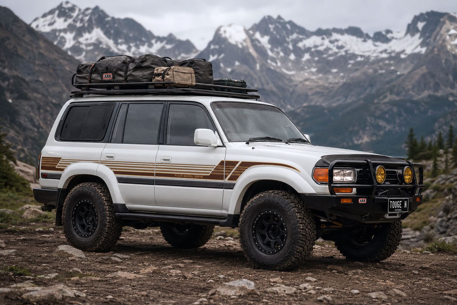 TOWNSVILLE BODY STRIPE KIT : 80-SERIES LAND CRUISER (1994-1997)