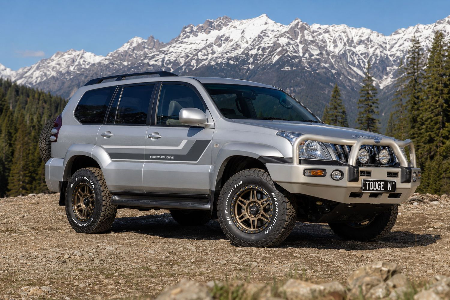 RENMARK BODY STRIPE KIT : 120-SERIES TOYOTA LAND CRUISER PRADO