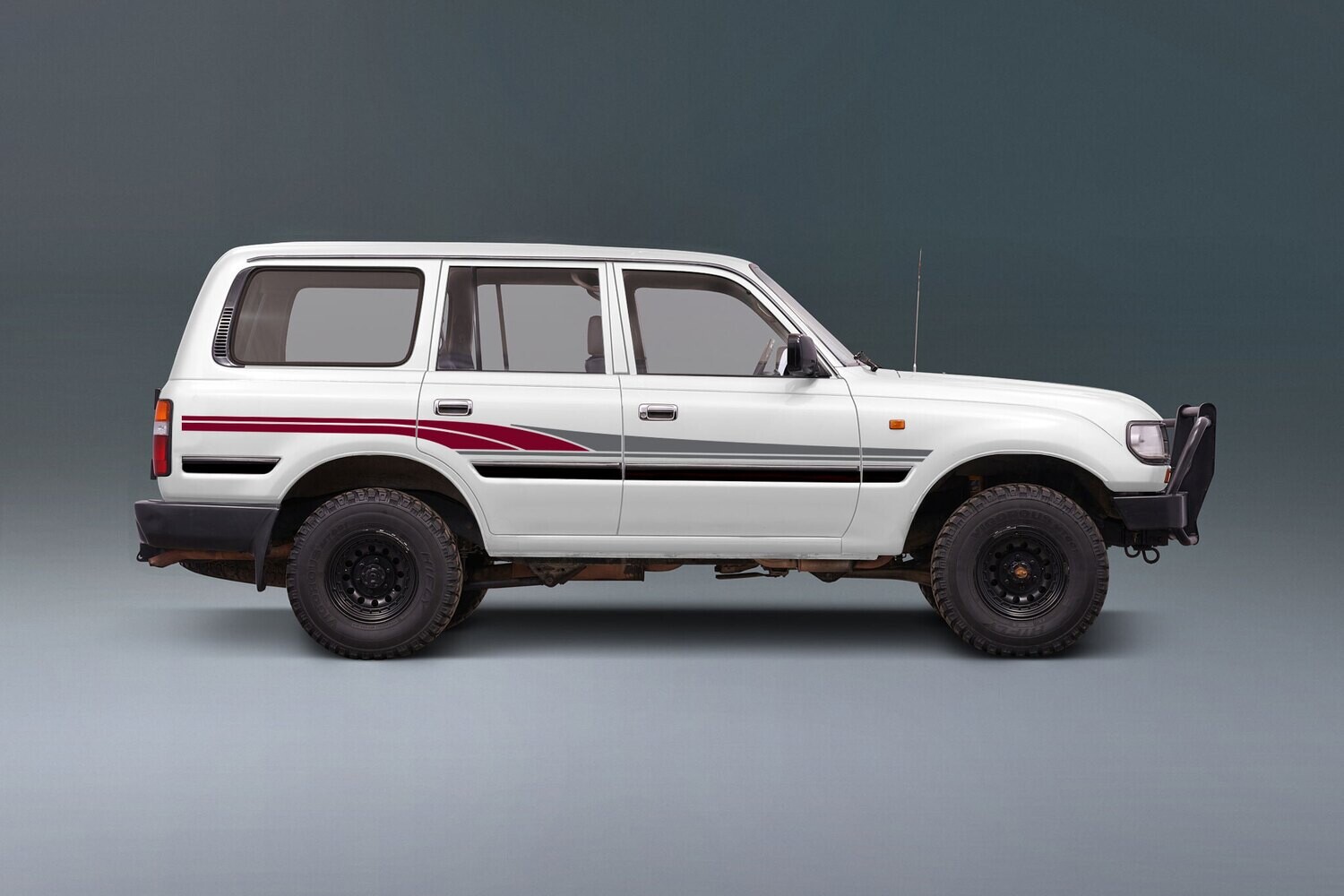 SADDLEWORTH BODY STRIPES KIT : 1990-1994 J80 TOYOTA LAND CRUISER (WAGON)
