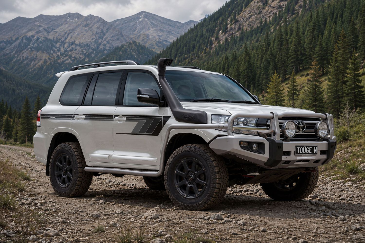 BROOME BODY STRIPE DECAL KIT : 200-SERIES TOYOTA LAND CRUISER