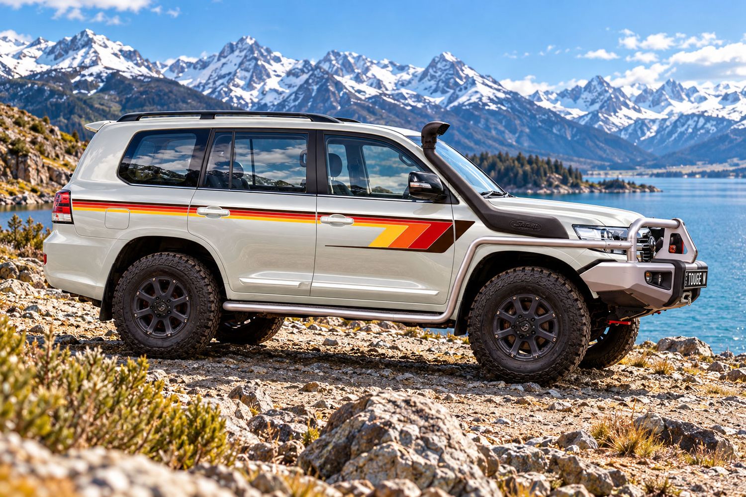 BROOME BODY STRIPE DECAL KIT : 200-SERIES TOYOTA LAND CRUISER