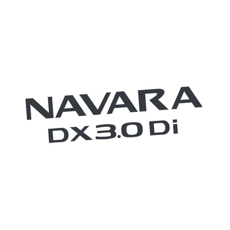 DX 3.0 DI DOOR DECAL : NISSAN NAVARA (D21/D22)