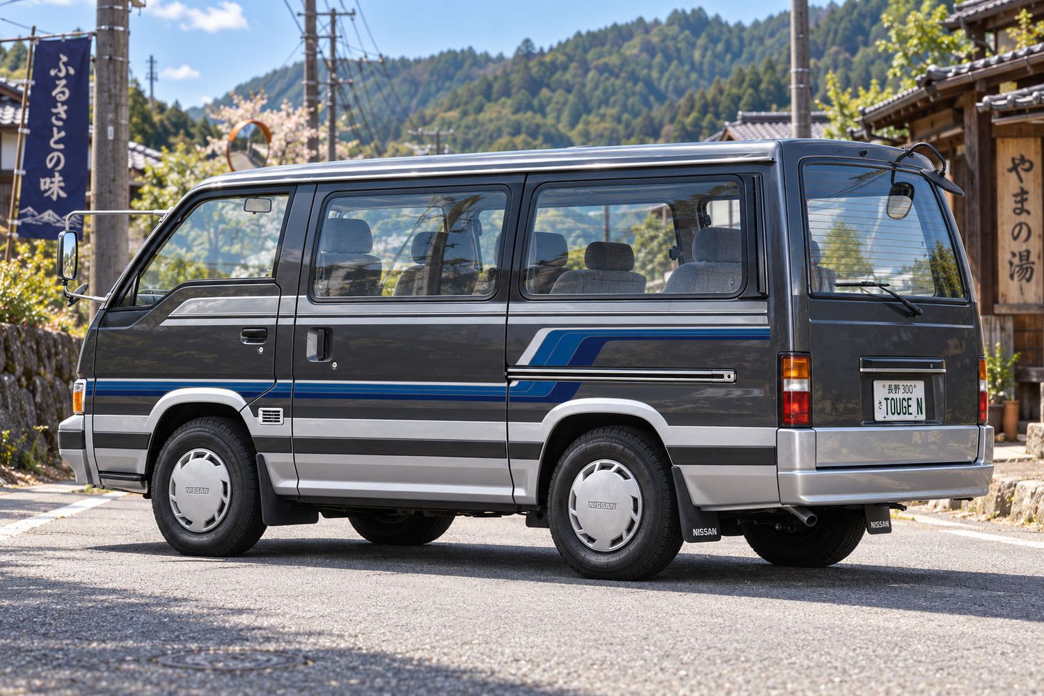 JAMESTOWN BODY STRIPE DECAL KIT : NISSAN URVAN / CARAVAN / HOMY (E24)