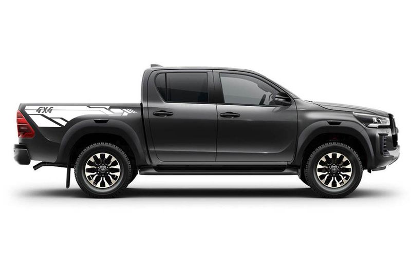 KRYPTONITE BODY STRIPE DECAL KIT : GEN-8 TOYOTA HILUX (2015+)