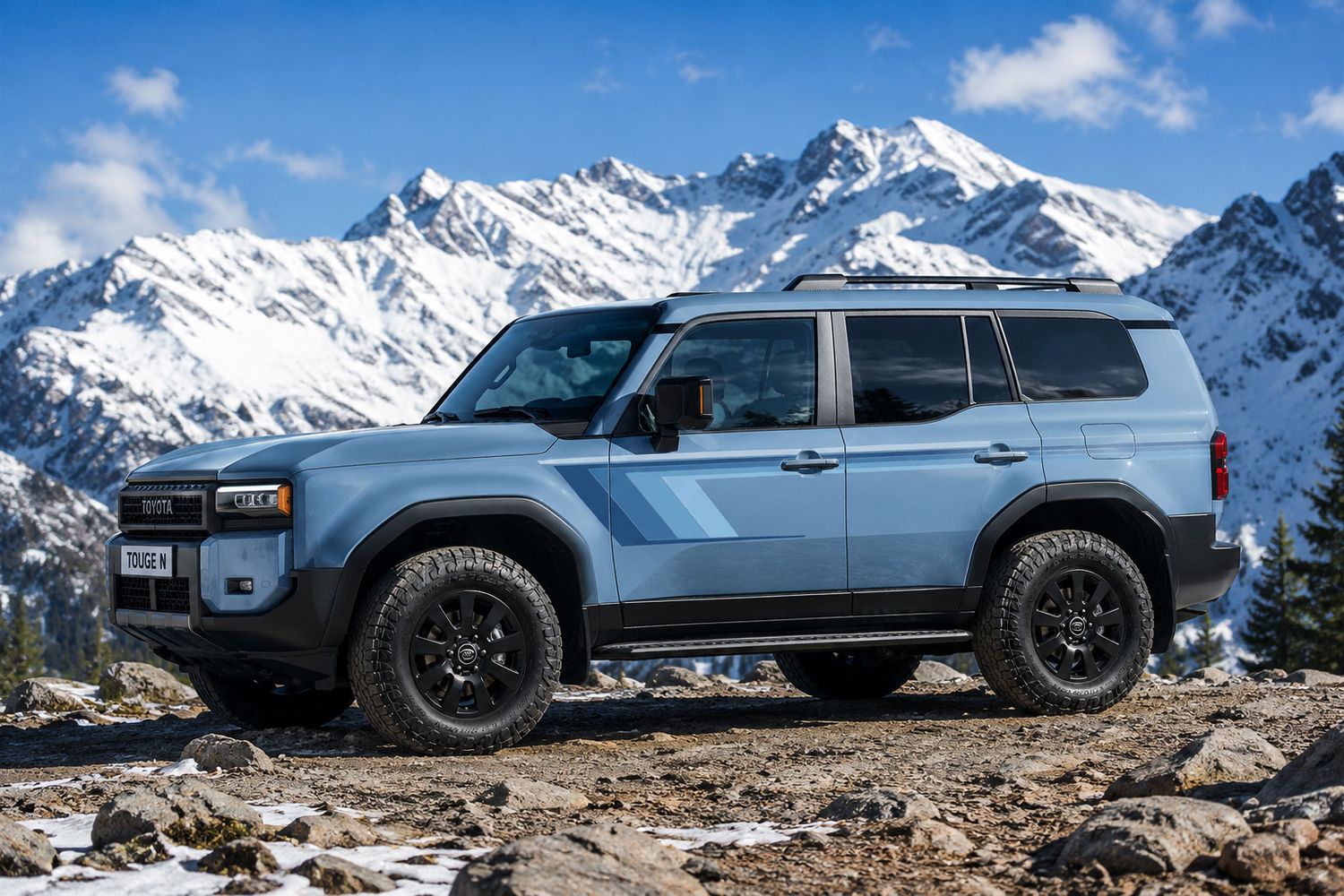 BROOME BODY STRIPES KIT : 250-SERIES TOYOTA LAND CRUISER PRADO (2024+)
