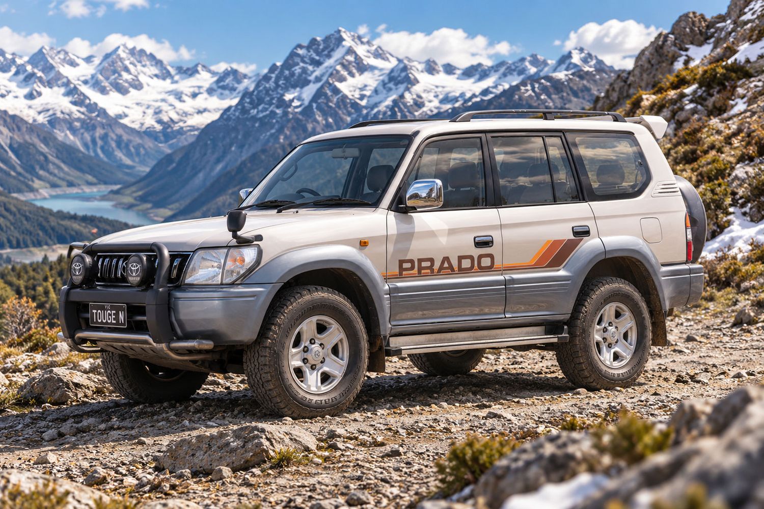 SEATTLE-LITE PRADO BODY STRIPE DECAL KIT : 90-SERIES TOYOTA LAND CRUISER