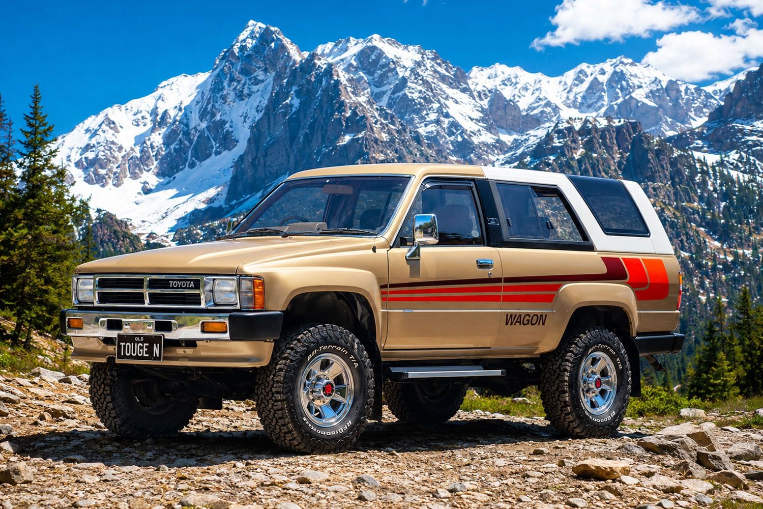 YAMAGATA BODY STRIPE KIT : TOYOTA 4-RUNNER / HILUX SURF GEN-1 (1984-1989)