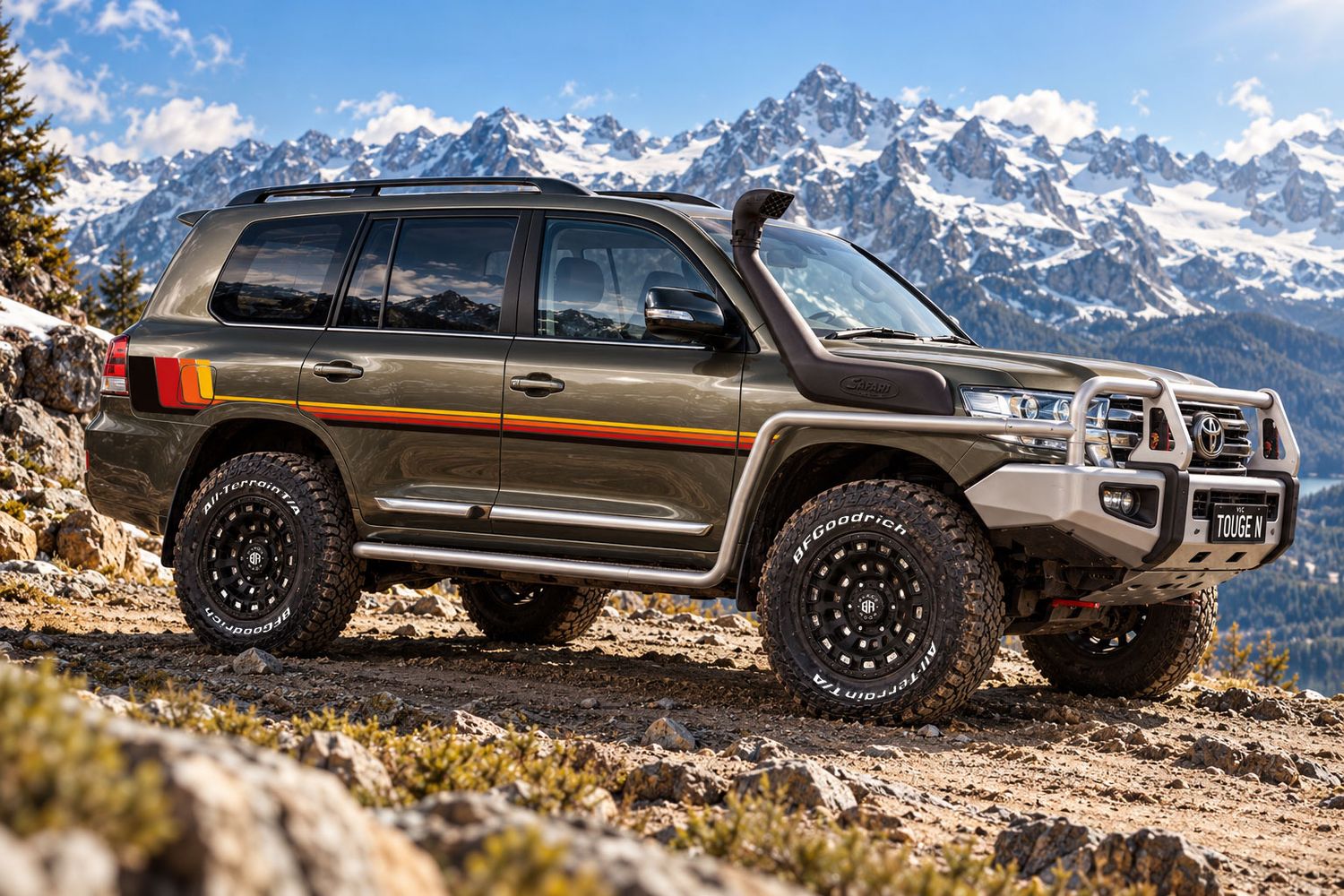 SEATTLE BODY STRIPES KIT : 200-SERIES TOYOTA LAND CRUISER